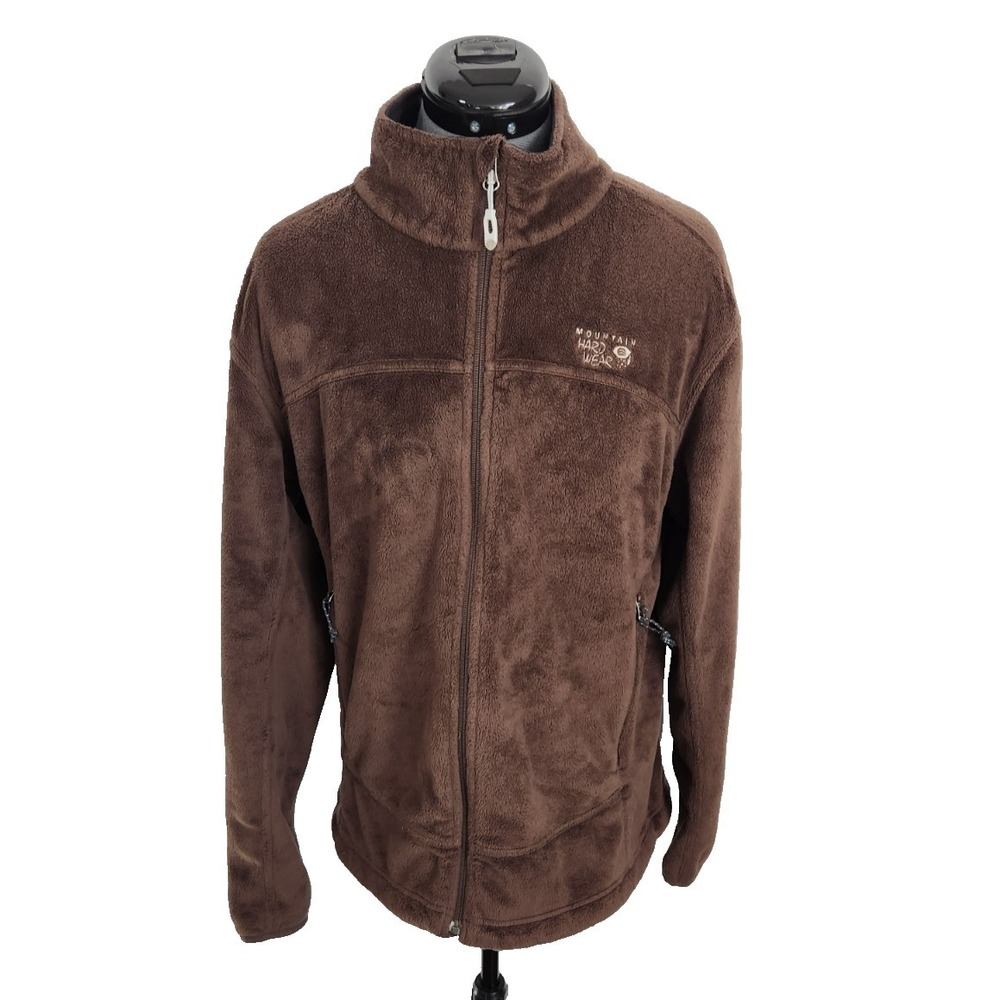 Mountain Hard Wear Fleece Jacket Women's L Full Zip Lightweight Hiking Coat